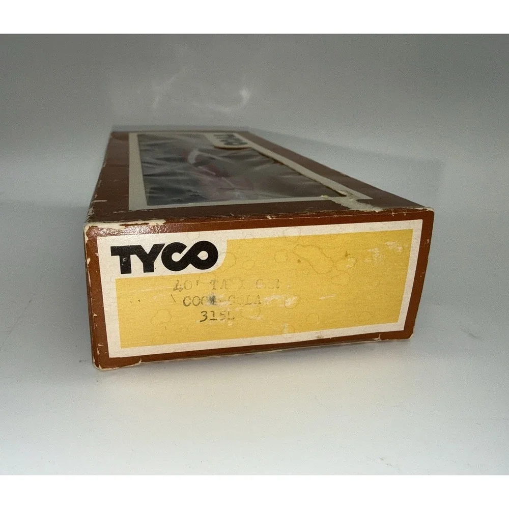 TYCO HO Model Train Vintage 1970s Coca Cola Tank Car 315L Box Set Railroad